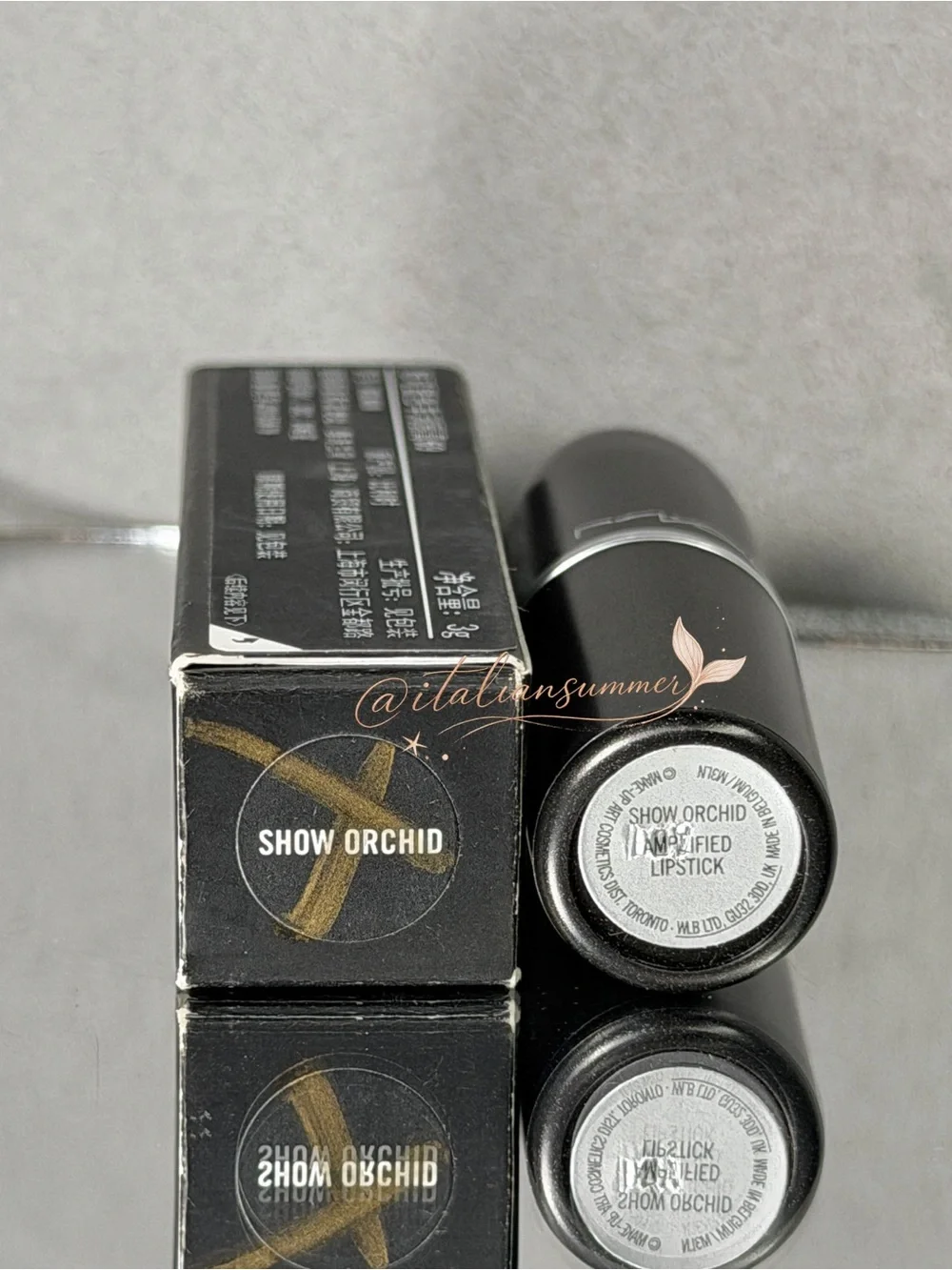 MAC Show Orchid Amplified Lipstick Discontinued Rare Authentic New In Box